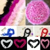 Feestdecoratie 2M Natuurlijke Kalkoenveren Boa Strip Pluizige Ambachtelijke Kostuum Hen Night Slanke Avond Dressup Lint Sjaal Voor Bruiloft Fancy