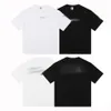 Męskie koszulki Hip Hop Style Letni litera drukowana klasyczna koszula na deskorolkę para krótkich rękawów240s