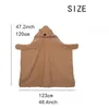 Mantas Oso Fleece Manta con capucha Invierno Cálido para oficina Dormitorio Sala de estar Usable Suave Lindo Mantón 231019