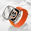 시계 Ultra Series 8 49mm iWatch Marine Strap Smart Watch Sport Watch Protective Cover Case의 스마트 워치