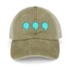 Casquettes de balle Three Comma Club 3 Tres Comas Blue Cowboy Hat Bobble Enfants Femmes Hommes