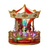 Decorative Objects Figurines Musical Box With Light Carousel Musical Box Kid Birthday Christmas Gift Baby Room Home Desk Birthday Decorations 231019