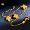 Roberto Coin Bracelet Inlaid Crystal Gold Plated 18 K Designer for Woman T0P 품질 공식 복제 패션 다이아몬드 006