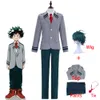 Anime Midoriya Izuku Bakugou Katsuki My Hero Academia School Uniform Cosplay Costumescosplay