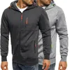 Mens Hoodies Sweatshirts Jacket Hooded Coat Cool Casual Zip Sweatshirt Sportswear Fashion Hoodie 231018