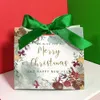 Present Wrap 20/50/100st julfest Favor Mini Paperboard Kids Gift Candy Box Red Green White For Year Festival Holiday Decor 231019