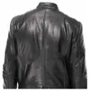 Chaquetas para hombre Chaqueta de otoño Hombres Slim Retro Invierno Masculino PU Cuero Stand Collar Ropa deportiva Trajes Bomber Coat 231018