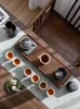 Zestawy herbaciarni Zestaw uroków porcelanowych estetyczna czajniczka i filiżanka przenośna pudełko prezentowe Tetera Porcelana BG50TS