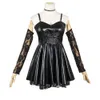 Misa Amane Costume anime donna Death Note Cosplay Misamisa abito nero cosplay di Halloween