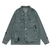 V-lone jas, Big V reflecterend denim shirt, klassieke casual print, modieuze heren- en damesontwerper, casual luxe hiphop straatkledingjas, US S-XL 154