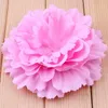 Decorative Flowers 5pcs/lot 11CM 20 Colors Born DIY Fashion Chic Shabby Artificial Shaped Fabric Hair Bouquet For Wedding Bride Garland