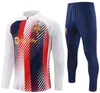 23 24 24 Barcelona Tracksuit Barca piłka nożna i dzieci ustawiają dorosłych chłopców Lewandowski Pedri Training Suit 2023 Barcelona Training Suit TrackSuits