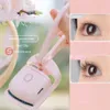 Eyelash Curler Pink Electric Eyelash Curler Charging Model Fast Heating Portable Shaping and Lasting Curling Eyelash Clip 231018