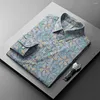 Camisas casuales para hombres Diseño avanzado Sentido Camisa floral de moda Hombres de manga larga 2023 Otoño Juventud y hermosa flor de playa hawaiana