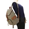 Backpack RUIL Canvas Casual Waterproof Men Travel Outdoor Large Capacity Mountaineering Bag Computer Bags