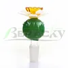 BERACKY CACTUS Slider Glass Bowl 14mm 18mm Man Bong Bowl Heady Glass Bowls Piece For Water Bong Beaker Bongs Dab Rigs Pipes