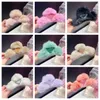 Haute qualité Designer couleur bonbon pince à cheveux marque de mode épingles à cheveux mignon requin pince lettres fourrure hiver chaud épingles à cheveux noël cadeau parfait