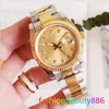 U1 TAAA Luxury 36mm 41mm Lovers Watches Diamond Datejust Orologi Jubilee Uomo Donna Gold Face Movimento automatico Sweep Orologi da polso Designer Orologio da donna