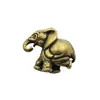 Chaveiros 1 pcs bronze elefante chaveiro pingente para calças saco de corrente carro chave pendurado decoração prop diy acessórios mulheres homens presente