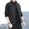 Męskie kamizelki marka moda Mężczyźni jesień kamizelka zimowa kamizelka kamizelka w stylu koreańskim man Casual Sleveless Jacket płaszcze rozmiar M5xl 231018