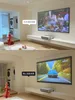 100 Inch 8K 4K Ultra HD Ready Ceiling and Ambient Light Rejecting CLR/ALR High 0.9 PET Crystal Fixed Frame Projector Screen For Ultra-Short Throw Projectors