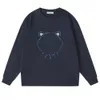 Kenzo Pullover 2024 Designer Maglione Designer Kenzo Volpe bianca Felpa con cappuccio Autunno Felpa Girocollo Moda Kenzo Tigre Testa Ricamo Girocollo Maniche lunghe 6321