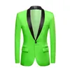 Ternos Masculinos Blazers Amarelo Rosa Azul Vermelho Maçã Verde Colorido Casamento Prom Noivo Smoking Masculino Terno Jaqueta Cantor Prom Slim Fit Blazers 231018