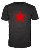 T-shirt da uomo 2023 Abbigliamento Uomo Cool O-Collo Top Stella rossa Nostalgia comunista Russia sovietica Mosca Urss T-shirt militare Camicia