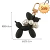 Mode nyckelring söt ballong hundnyckel för kvinnor väska hänge hörlurar ornament smycken prydnad män bil nyckelhållare