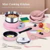 Kitchens Play Food Mini Real Cooking Kitchen Toys Cook Rice Candy Children's Play House Set Gift Intellectual Vision Development Hands-on Ability 231019