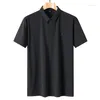 Polos para hombre 7XL 8XL 6XL, Polo de marca para hombre, camiseta informal de verano 2023, camisas de negocios de manga corta con solapa para hombre de alta calidad