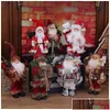 Decoraciones navideñas Feliz Cascanueces de madera Soldado 30 cm Artesanía Sala de marionetas Colgantes Decoración Año 2022 Entrega de gotas Inicio Ga Dhlu6