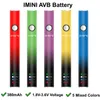 IMINI 510 Thread Battery 380mAh Preheat Battery 1.8V-3.6V Variable Voltage Adjustable 1g 2g Cartridge Atomizers Thick Oil Vape Tank USA Greece Swiss Slovakia Portugal