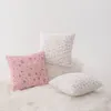 Pillow 2023 Snowflake Printing Cover Velvet Fabric Pillowcase Christmas Gift Home Decoration Bedroom Sofa Cute Soft All-