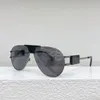 Designer zonnebril voor dames Gegalvaniseerd metalen frame VE Bril 5709 Modieuze zonnebril heren klassieke originele doos