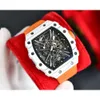 SUPERCLONE Rm12 Actieve Tourbillon-horloges Polshorloge Designerhorloge Zwitsers standaard Tourbillon-uurwerk Rm12-01 Titanium Keramiek Koolstof35 Montres de luxe