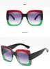 Luxury Designer sunglasses Square Sunglasses Women Designer Oversized Frame Way Out Sun Glasses Hipster Ladies Shades