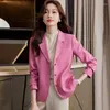 Abiti da donna blazer formali femminino per le donne lavorano indossano a maniche lunghe professionisti da donna alleva invernali inverno