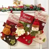 Decorazioni natalizie Decorazioni natalizie Inventario natalizio Borsa regalo Decorazione per feste Pupazzo di neve Renna Regalo per bambini Calzini Ciondolo x1019