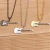 Pendant Necklaces Fashion Guitar Necklace Clavicle Chain Party Jewelry Hip Hop Neck Charm Gift For Women Men