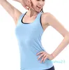 Yogatankskjortor kvinnor sport väst fitnesskläder sexig solid färg lady toppar yoga sporttankar crossway
