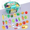 Kitchens Play Food 16-30 pièces cuisine semblant jouer ensemble Simulation coupe fruits légumes Burger nourriture cuisine enfants jouets éducatifs pour enfant filles 231019