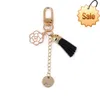 Japanese Sweet Trinkets Key Chain Buckle Tassel Bag Hanging Accessories Romance Exquisite Car Keyring Best Gift for Women