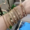 Klavertje vier Armband Gemaakt van natuurlijke schelpen en natuurlijke agaat Verguld 18K ontwerper voor vrouwen T0P hoogste teller Geavanceerde materialen 021