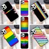 Obudowy telefonu komórkowego Flaga Gay Pride Flag LGBT Case na iPhone SE2020 15 14 13 Pro Max COQUE 12 11 Pro Max 8 Plus 7 XR XS Mini Mobile Fundas Cover L2301019