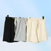 Mens superior quality Elastic Waist Shorts Pants Women Casual style Print Pants Lovers Solid Color Casual Pants7297778