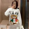 Designer 2023 Frauen Frauen Hoodies Sweatshirts Jumper Moschi Teddy Bear Classic Fashion Casual Hooded Herbst Langarm Rundhalle Paar Hoodie Paar