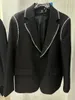 Męskie garnitury TD9044 Modne kurtki 2023 Półprzewodnikowy jacquard Jacquard Chinese-Up Summer Loose Suit