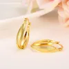 Boucles d'oreilles tendance pour femmes, or massif jaune 24K, bijoux GF, arabe, moyen-orient, afrique, indien, brésilien, dubaï, 310D