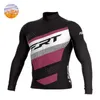 Giacche da ciclismo FRT Abbigliamento da ciclismo invernale Maglia da ciclismo da uomo Giacca calda Giacca in pile Velluto Top Maillot Ciclismo Bicicletta MTB Kit manica lunga 231018